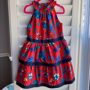 Girls Tiered Floral Dress